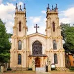 A beautiful shot of the Trinity Episcopal Cathedral, Columbia, South Carolina